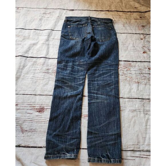 Anthropologie Pilcro Mid Rise Slim Boyfriend Jeans with Side Detail Size 25 - Picture 6 of 9